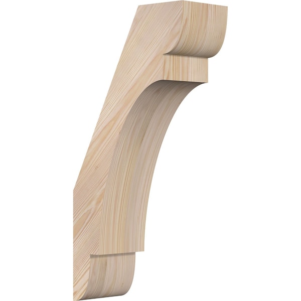 Ekena Millwork 5 1/2"W x 12"D x 24"H Olympic Smooth Knee Brace, Douglas Fir BRC06X12X24OLY00SDF - main